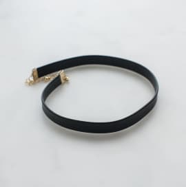 Picture of Black leather choker