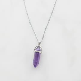 Picture of Necklace with amethyst